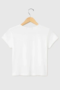 Junk Food Giddy Up Snoopy Baby Tee