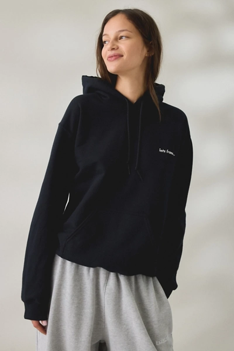 iets frans… Harri Embroidered Graphic Hoodie Sweatshirt