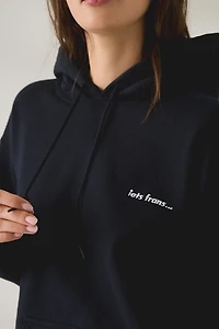 iets frans… Harri Embroidered Graphic Hoodie Sweatshirt