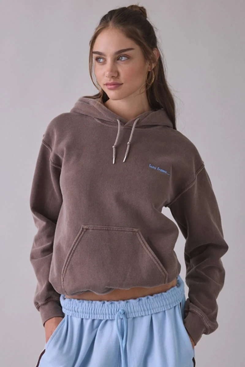 iets frans… Harri Embroidered Graphic Hoodie Sweatshirt