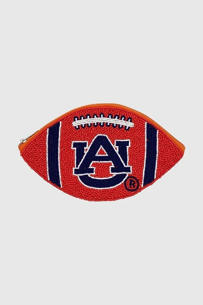 Collegiate Football Coin Pouch