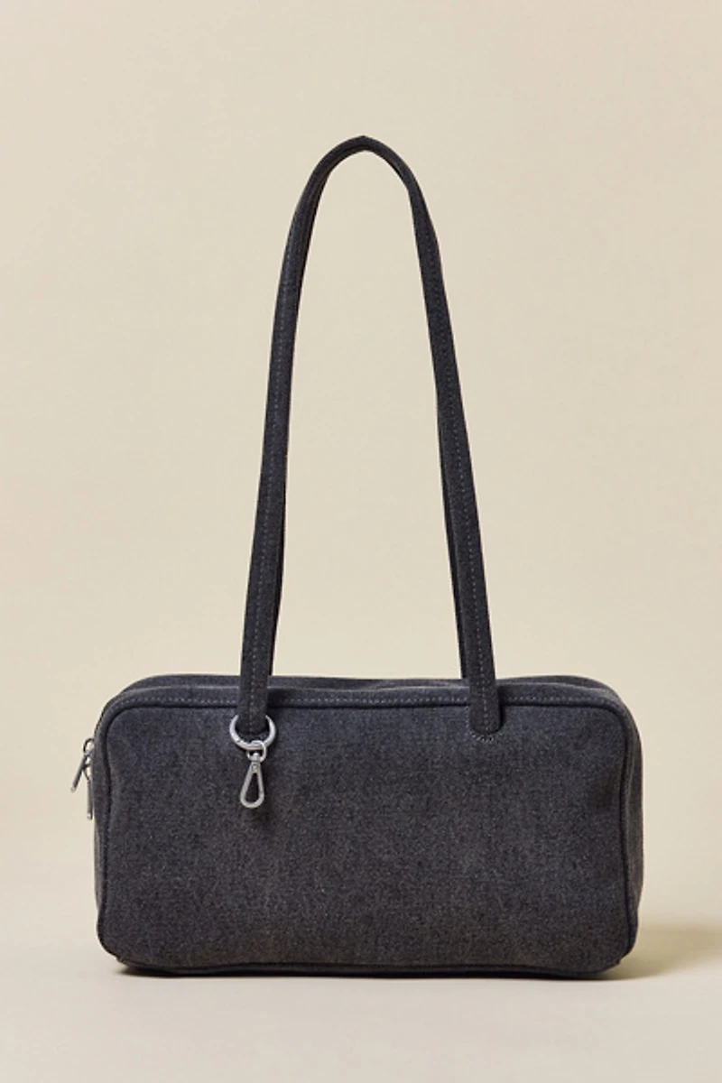 BAGGU Denim Bowler Bag