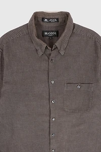 Vintage Plaid Button-Down Shirt