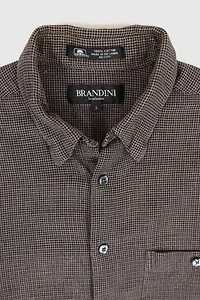 Vintage Plaid Button-Down Shirt