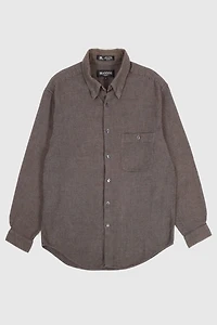 Vintage Plaid Button-Down Shirt