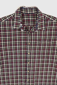 Vintage Distressed Button-Down Shirt