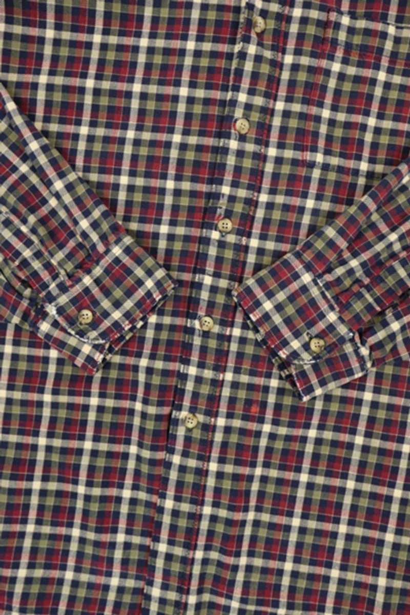 Vintage Distressed Button-Down Shirt