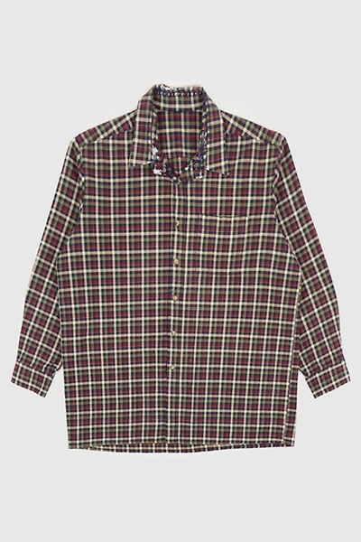 Vintage Distressed Button-Down Shirt