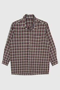 Vintage Distressed Button-Down Shirt