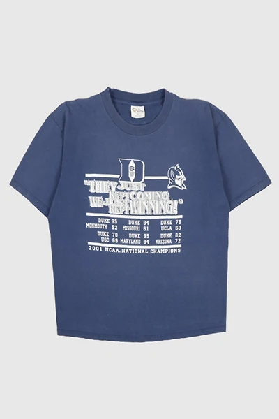 Vintage Duke Basketball 2001 National Champions Tee