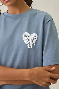 AllSaints Lisa Trip Graphic Boxy Tee