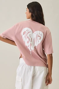 AllSaints Lisa Trip Graphic Boxy Tee