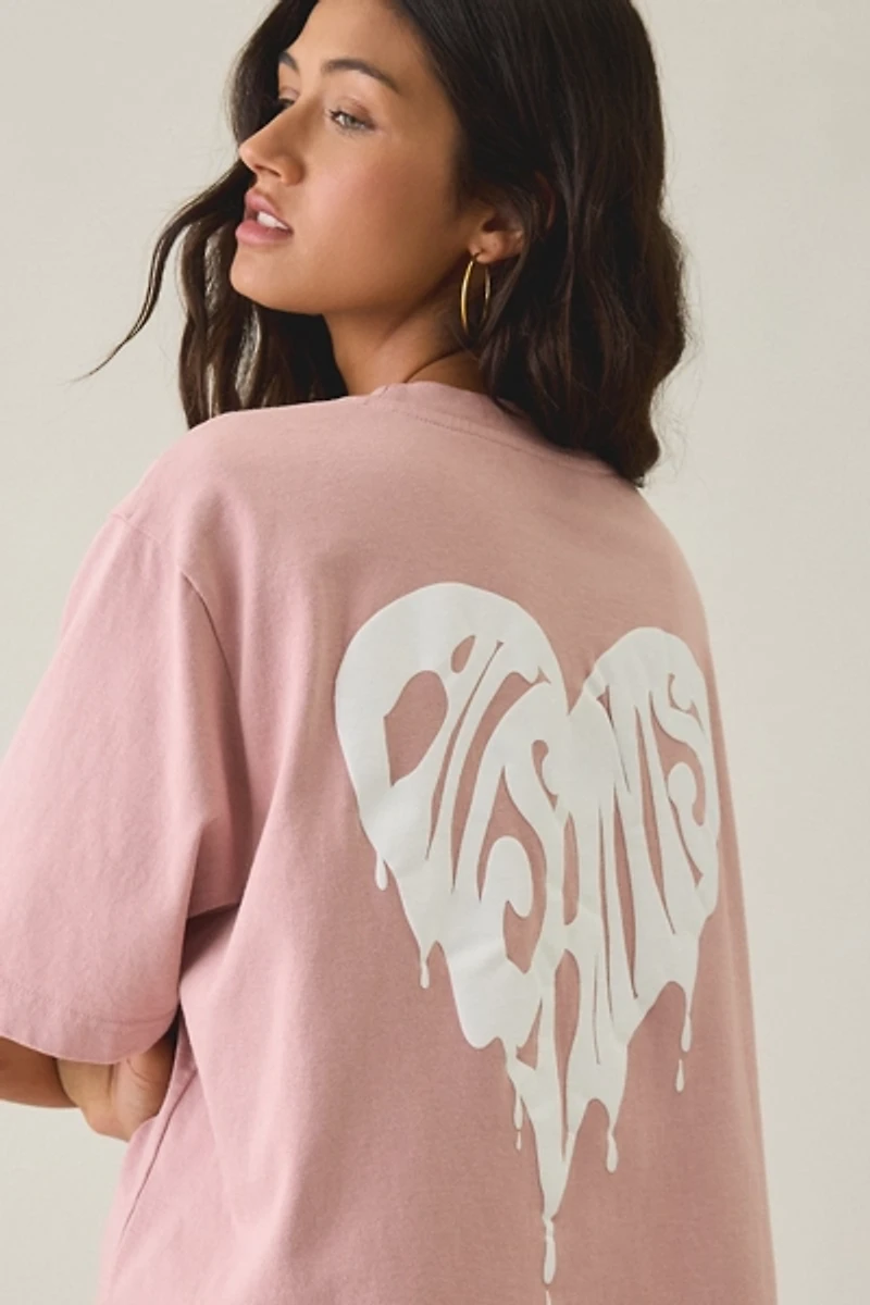 AllSaints Lisa Trip Graphic Boxy Tee
