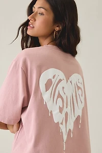 AllSaints Lisa Trip Graphic Boxy Tee