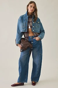 AllSaints Blink Cropped Denim Jacket