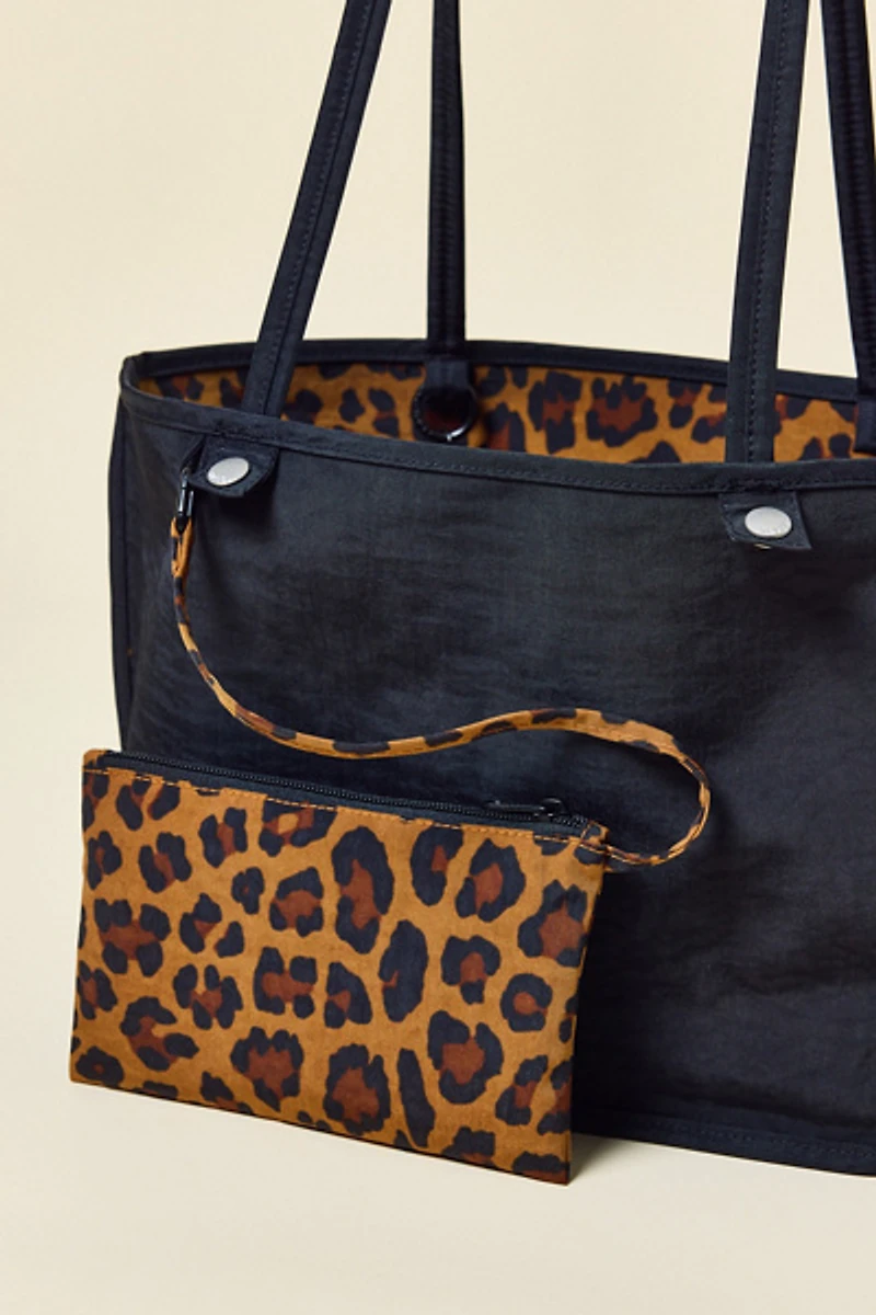 BAGGU Medium Nylon Reverse Tote Bag
