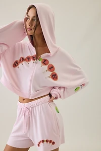 Boys Lie Summer Match Graphic Zip-Up Hoodie Sweatshirt