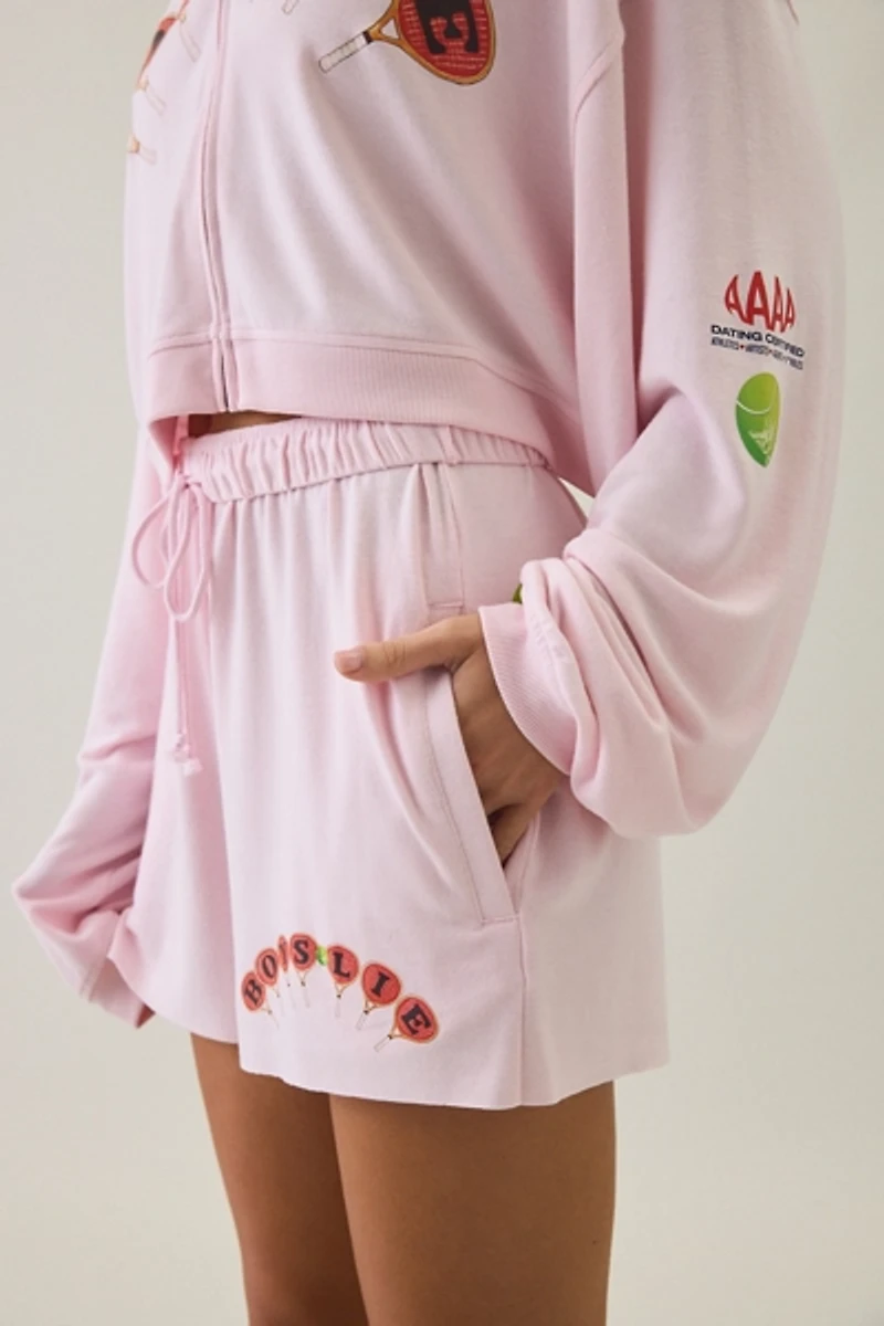 Boys Lie Summer Match Graphic Basic Sweat Shorts