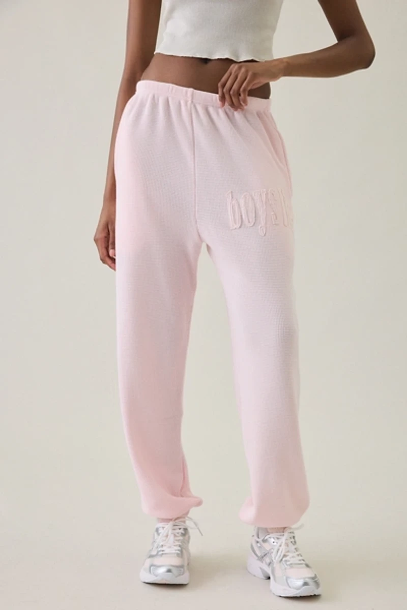 Boys Lie Cotton Candy Embroidered Graphic Kimmy Pants
