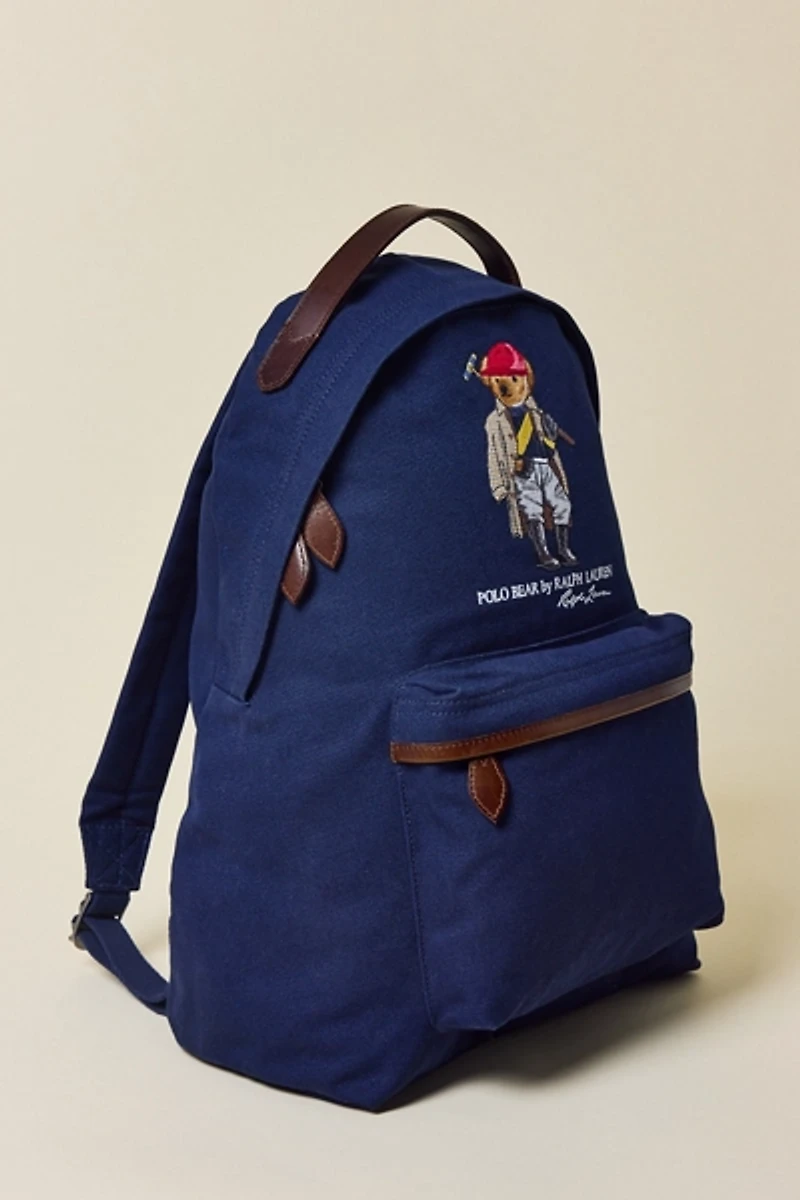 Polo Ralph Lauren Bear Logo Canvas Backpack