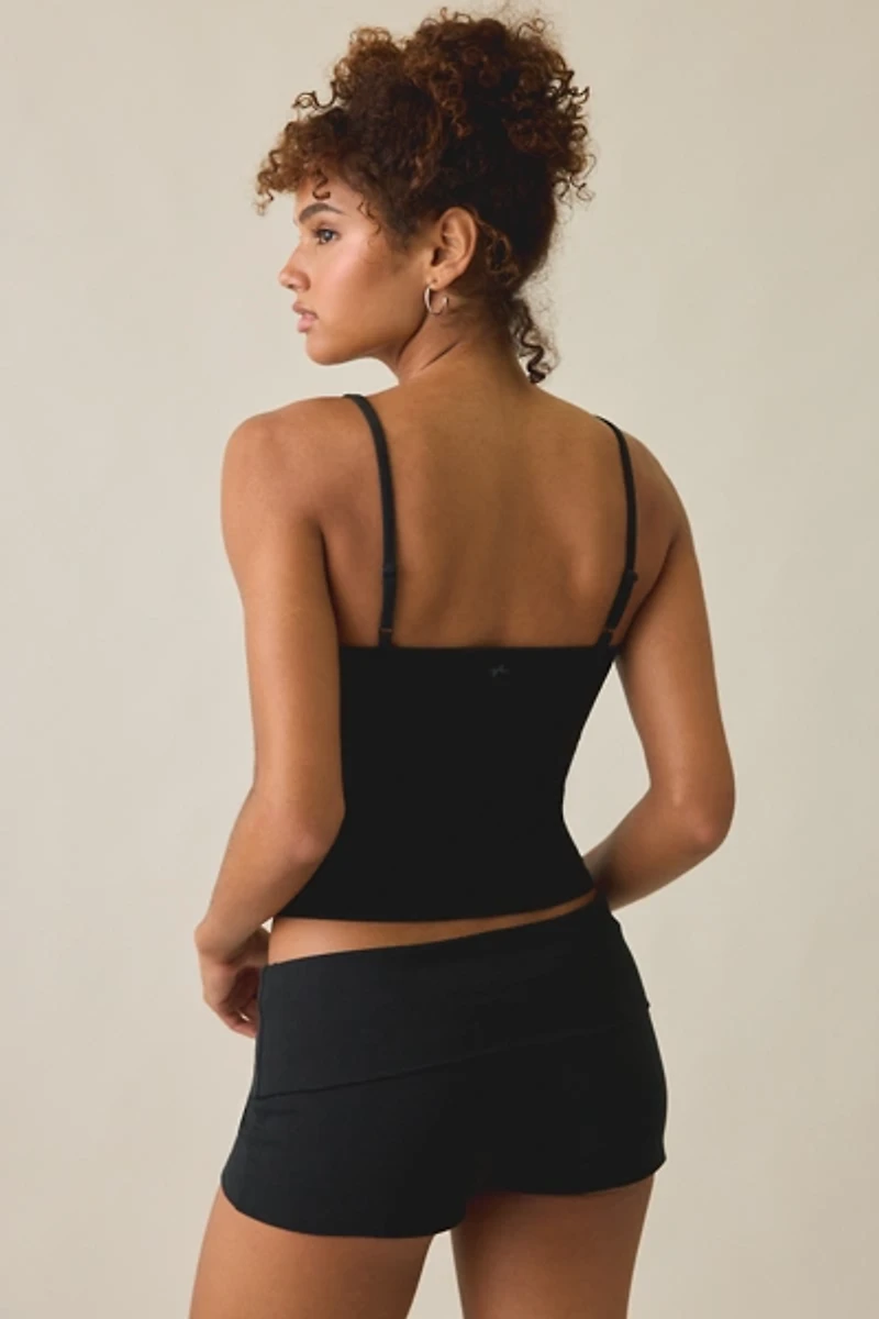 Out From Under Bec Twist-Front Cropped Cami