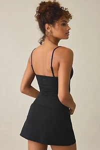 Out From Under Bec Surplice Ruched Mini Dress