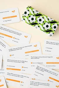 Soccer Trivia Travel Card Game