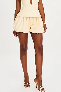 Miss Circle Quinzelle Linen Bubble Short