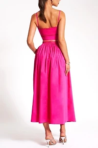 Miss Circle Martha Cotton Poplin Maxi Skirt