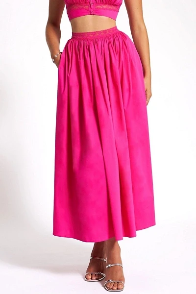 Miss Circle Martha Cotton Poplin Maxi Skirt