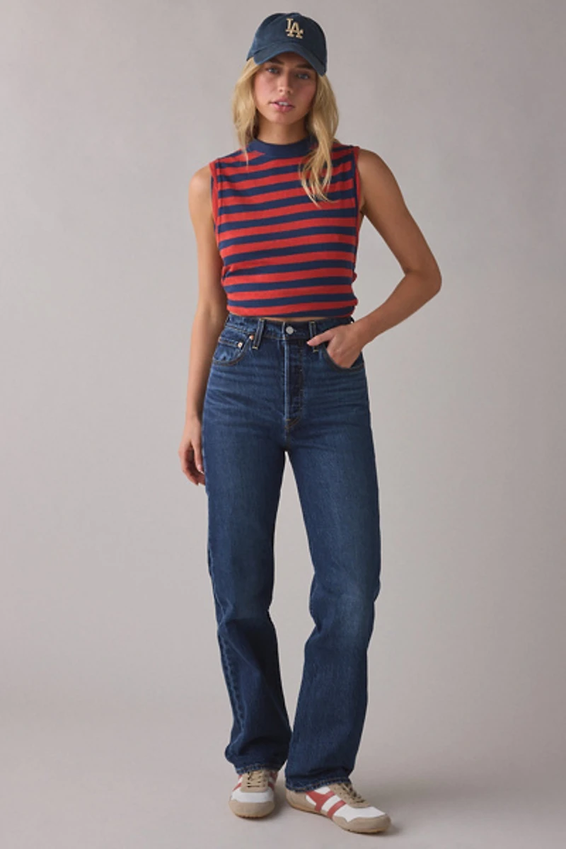 Levi’s® Ribcage High-Rise Slim Straight Jeans