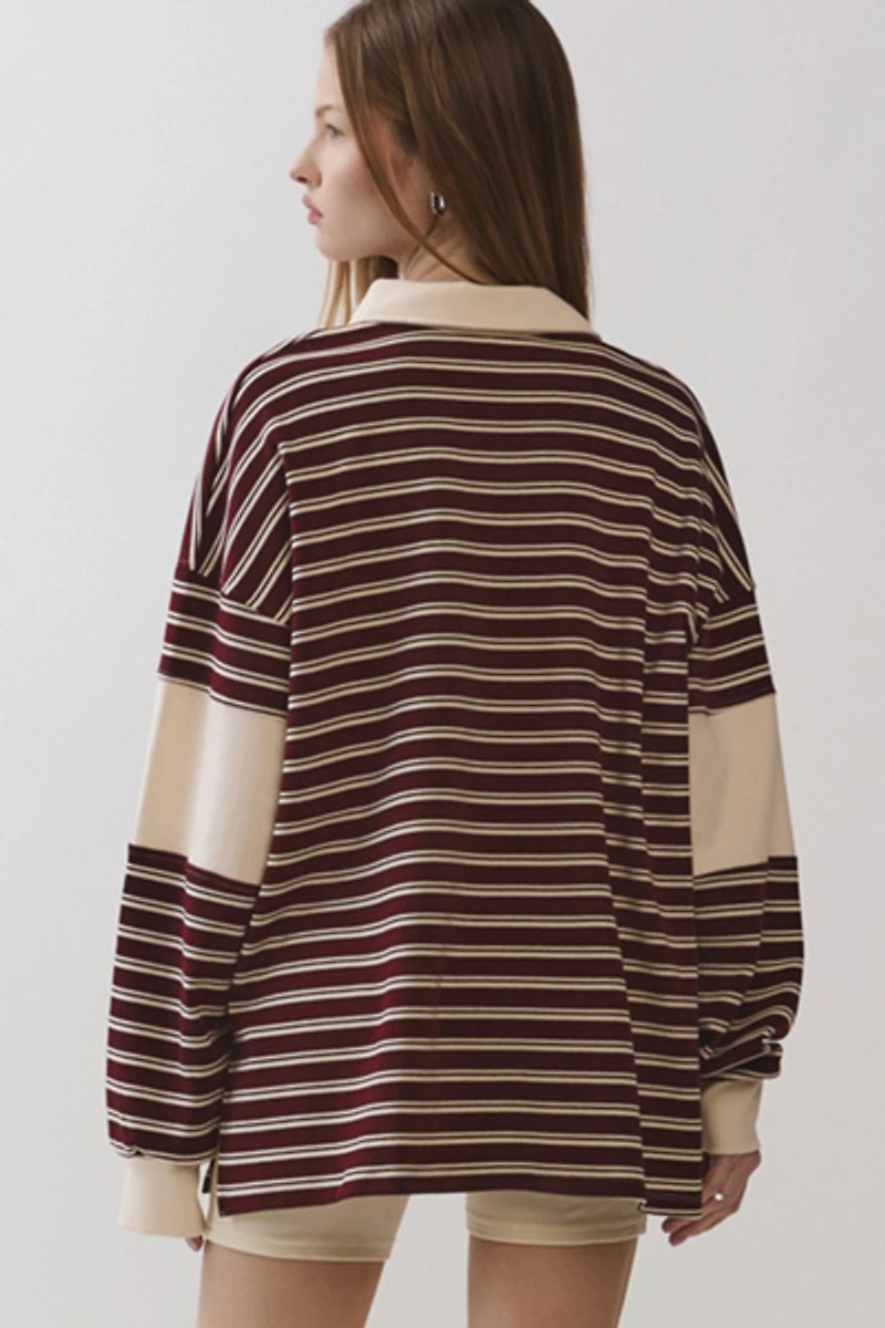 Personal Code Brooklyn Double Striped Rugby Set