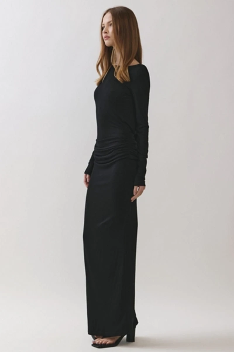 Personal Code Athena Low Cowl Back Maxi Dress