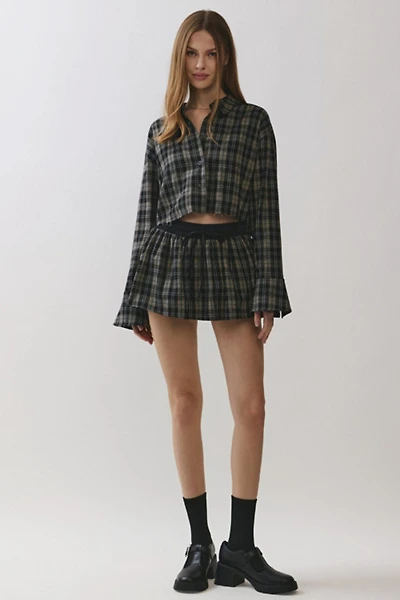 Personal Code Paloma Plaid Mini Skort