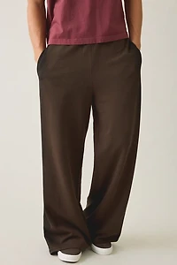 UO Sprayed Stripe Baggy Open Hem Sweatpants