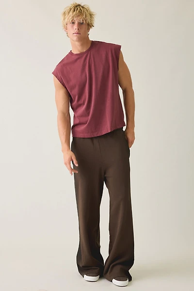 UO Sprayed Stripe Baggy Open Hem Sweatpants