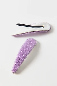 Moonlight Glitter Snap Clips Set