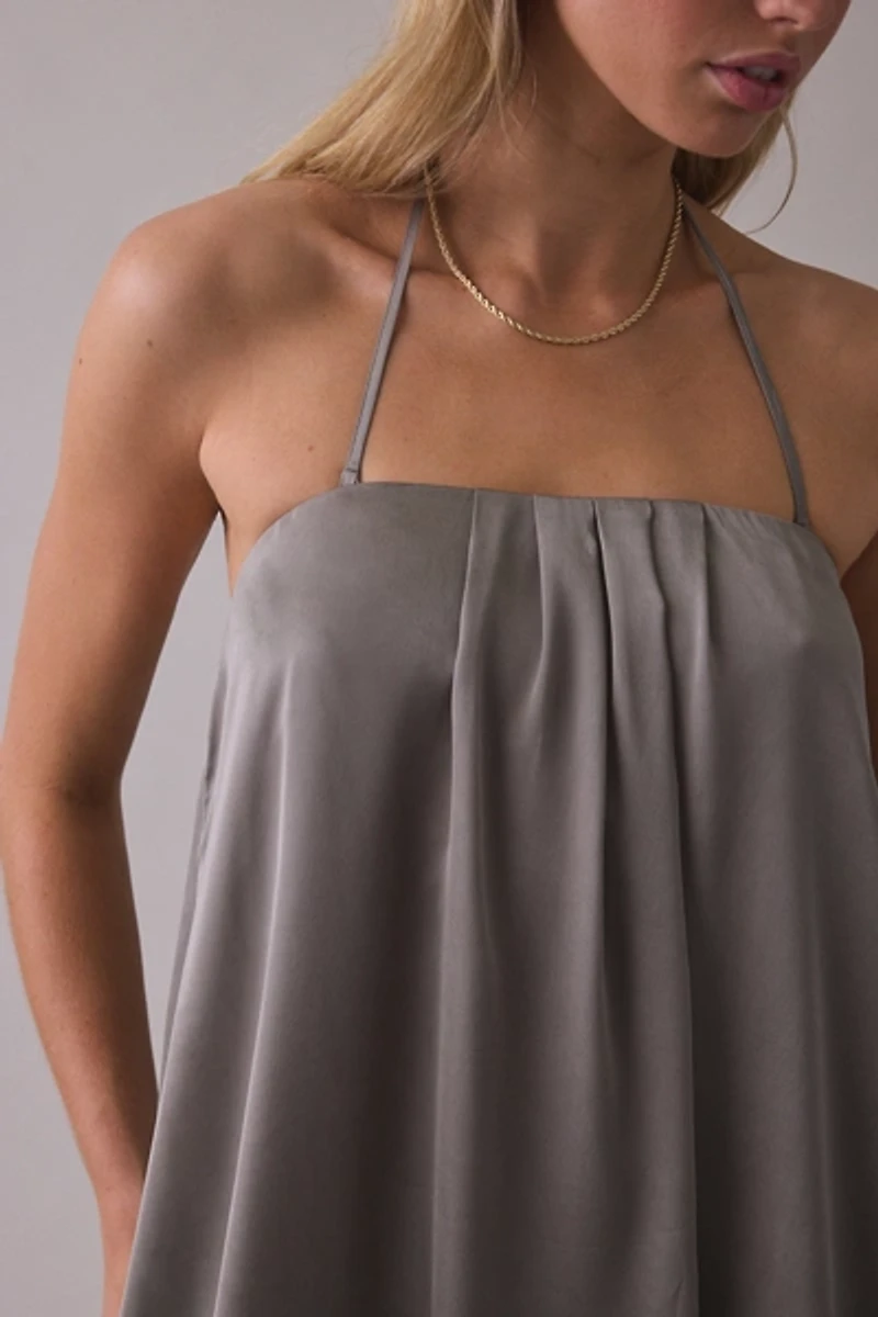 UO Burst Your Bubble Hem Convertible Strapless Mini Dress