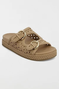 MIA Trendy Woven Slide Sandal