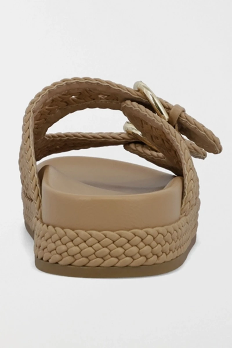 MIA Trendy Woven Slide Sandal