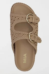 MIA Trendy Woven Slide Sandal