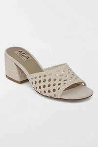 MIA Sahar Woven Block Heel Sandal