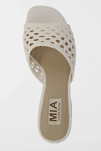 MIA Sahar Woven Block Heel Sandal