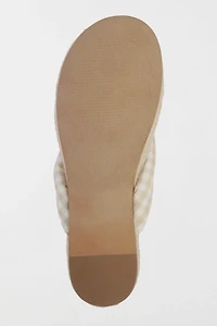 MIA Aleena Gingham Thong Sandal