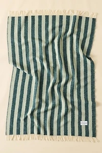 Maison Deux Candy Wrap Striped Wool Throw Blanket