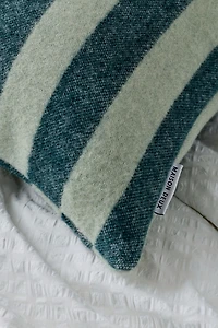Maison Deux Candy Wrap Striped Wool Throw Pillow Case
