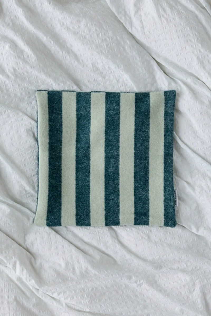 Maison Deux Candy Wrap Striped Wool Throw Pillow Case