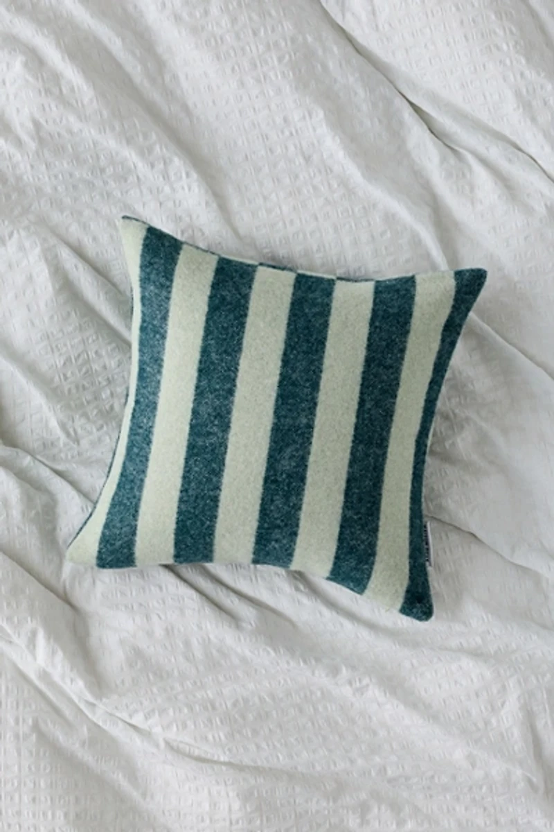 Maison Deux Candy Wrap Striped Wool Throw Pillow Case