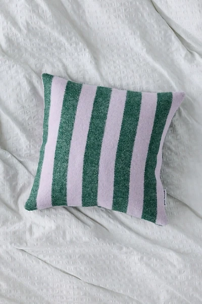 Maison Deux Candy Wrap Striped Wool Throw Pillow Case