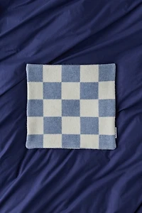 Maison Deux Checkerboard Wool Throw Pillow Case